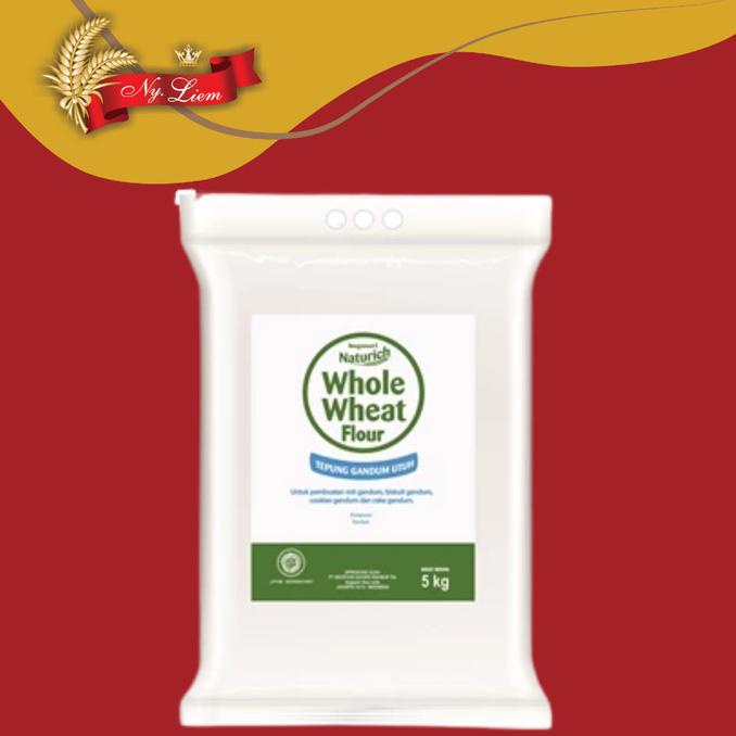 

vikriyansatyaveta5694 BOGASARI NATURICH Whole Wheat / Tepung Gandum Utuh 5 kg TERLARIS TERPERCAYA ORIGINAL