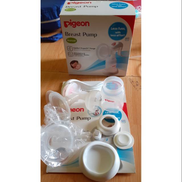 Pigeon breast pump manual pompa asi preloved second