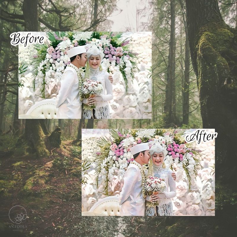 25+ PRESET LIGHTROOM WHITE WEDDING SERIES For IOS &amp; Android