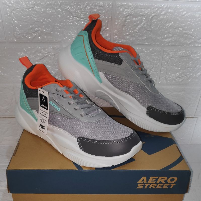 SEPATU PRIA & WANITA AEROSTREET LEMON - ORANGE TOSCA NO 38