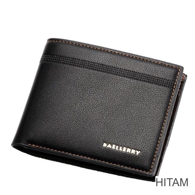 BAELLERRY DR003 Dompet Lipat Pria Kulit Bifold Wallet WK-SBY