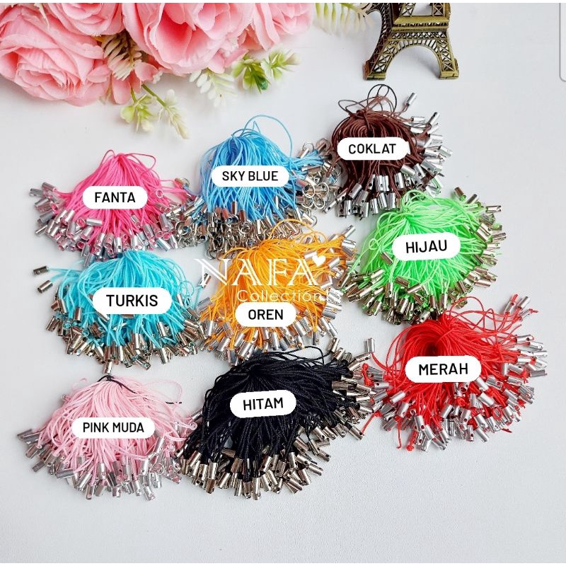 (1pcs) Tali gantungan Hp (FREE RING)