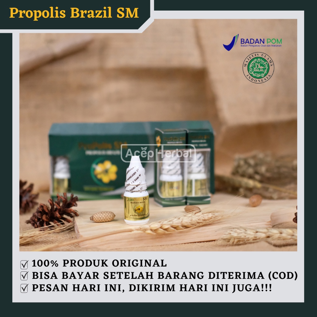 Obat Asam Lambung Kronis Asam Lambung Naik Ke Tenggorokan Maag Kronis Maag Akut Lambung Perih Luka Lambung Radang Lambung Infeksi Lambung Gerd Lambung Menurunkan Asam Lambung Bengkak Perut Kembung Sering Sendawa dgn Propolis Brazil SM Herbal 100% Alami-6
