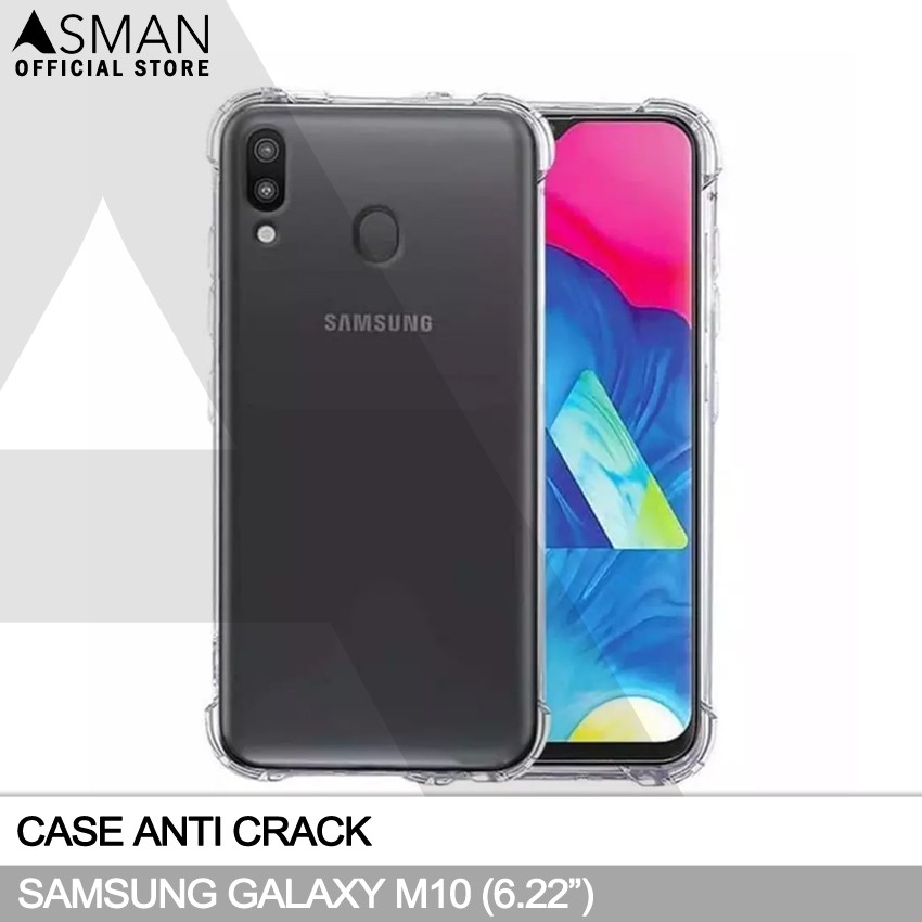 Anti Crack Samsung Galaxy M10 (6.22&quot;) | Softcase Anti Bentur - Clear