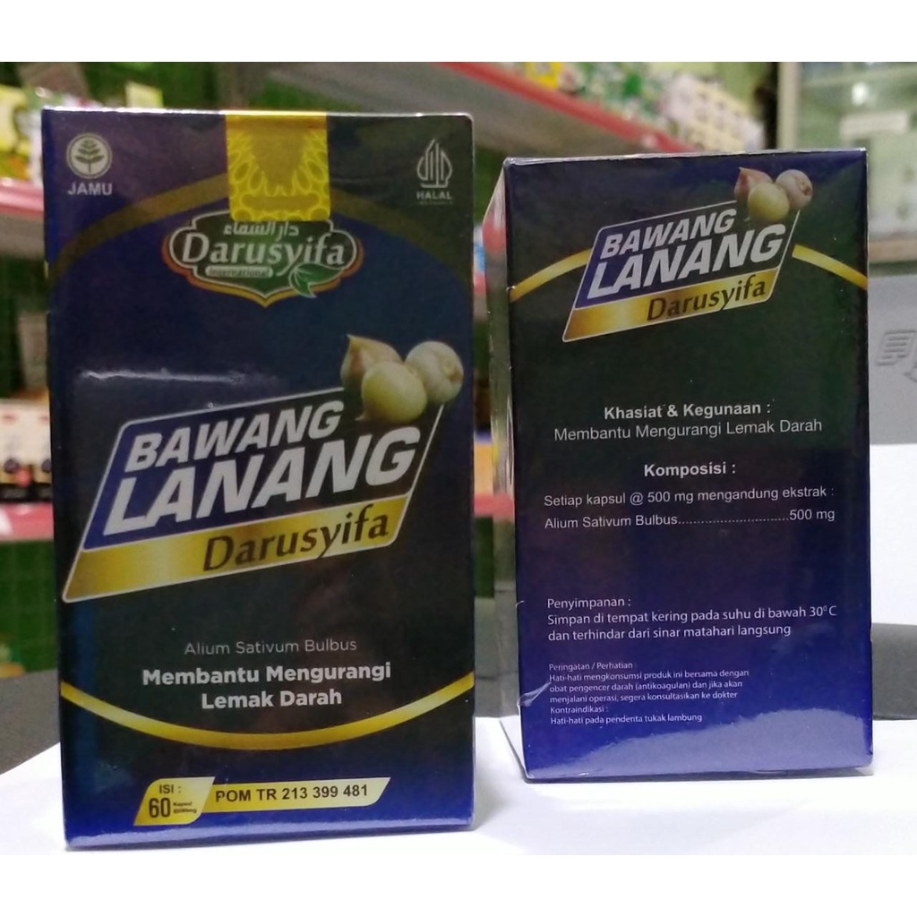 Jual Kapsul Bawang Lanang Darusyifa / Obat Darah Tinggi / Hipertensi ...