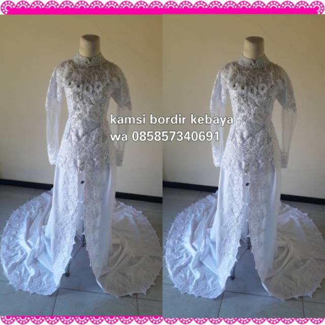 Kebaya brokat + ekor