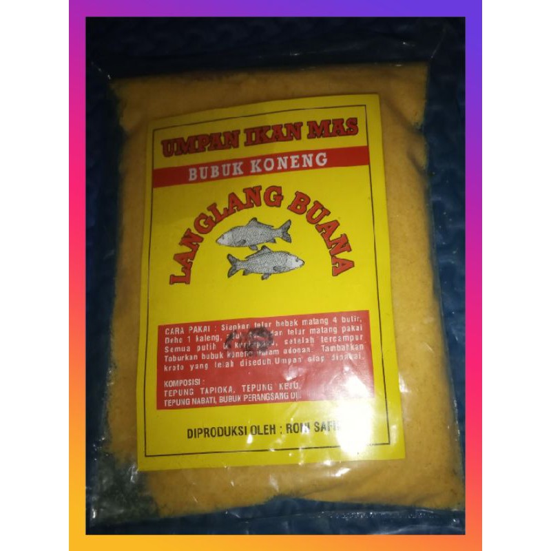 Umpan Ikan Mas LLB Bubuk Koneng