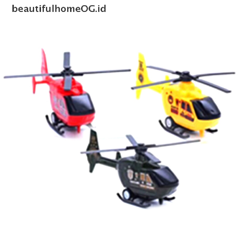 Pesawat Helikopter Mini Bahan Plastik