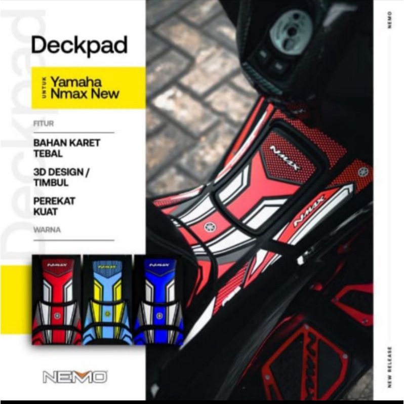 Tankpad Nemo Yamaha Nmax New 2020 2022 Deckpad Nmax new