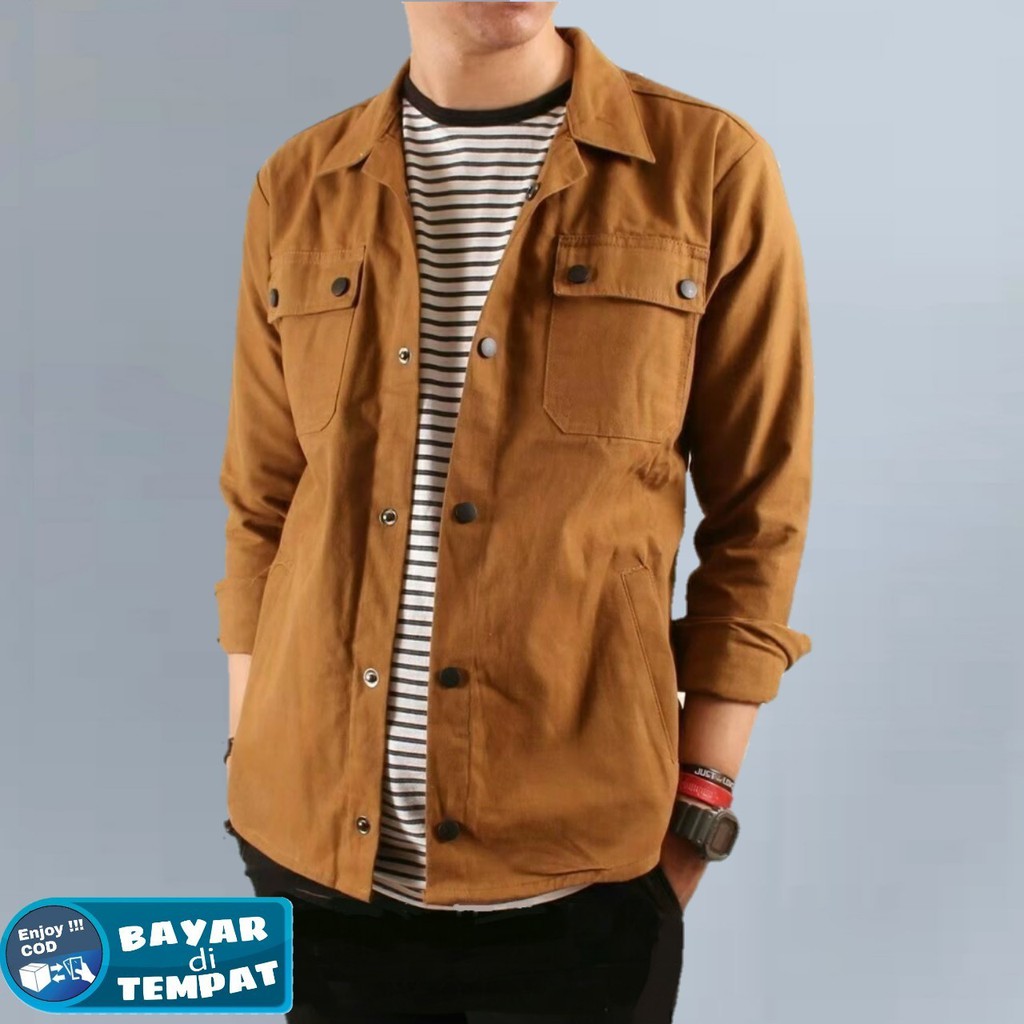 SEMI PARKA WOLV SAKU 2 ukuran M L XL XXL