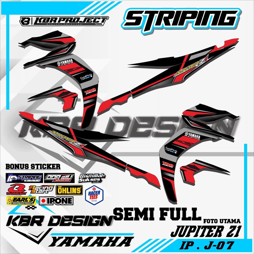 JUPITER Z1 (COD) STICKER STRIPING MOTOR JUPITER Z1.07