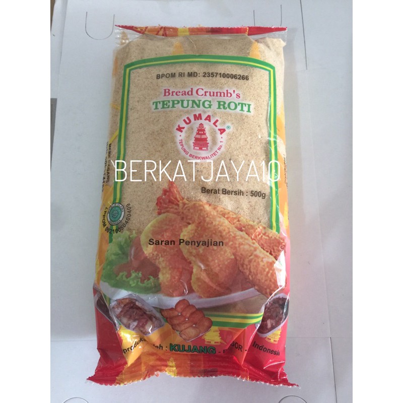 Tepung Roti Kumala 500gr Bread Crumb Tepung Panir Halus