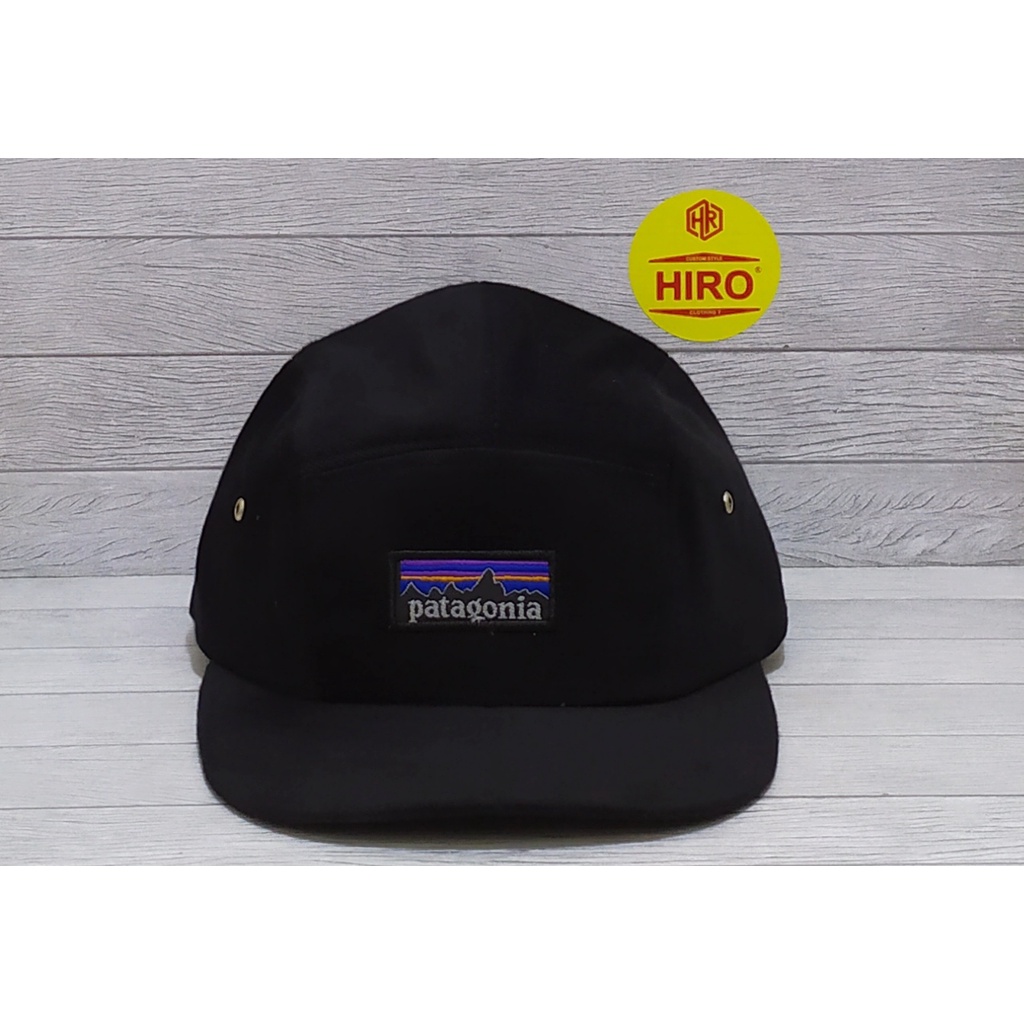 [COD]Topi Distro Pria/Topi Snapback Bordir Patagonia Hip-Hop New Model/Topi Lima Panel/Topi Keren