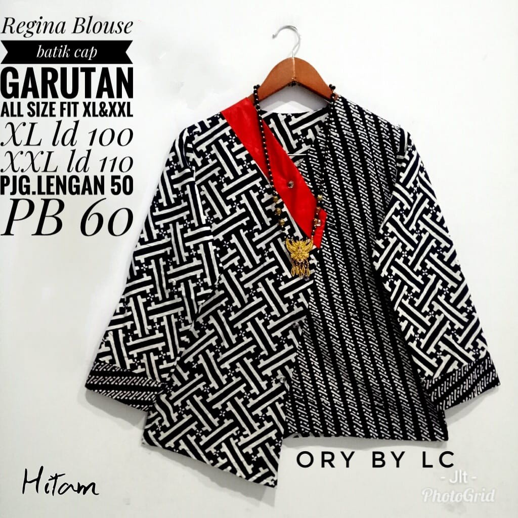 Regina Blouse | Atasan Batik Cap Garutan