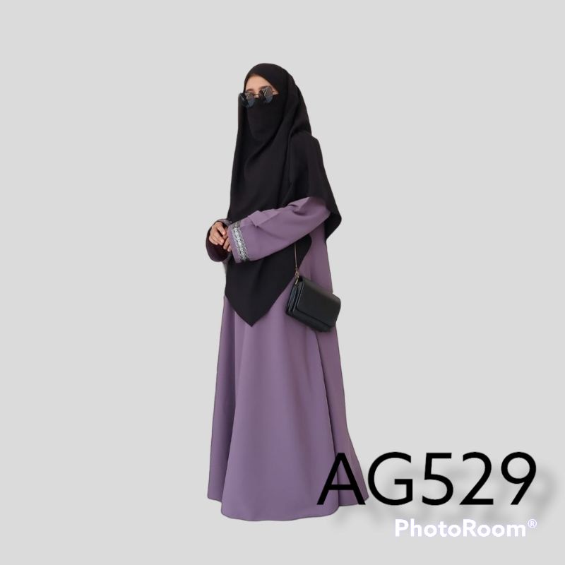gamis lebaran 2024 model gamis terbaru (bisa cod)