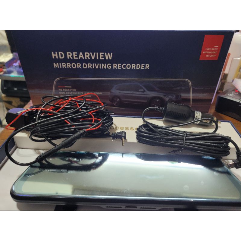 kamera spion dalam full HD touch screen lcd 1080p dvr belakang