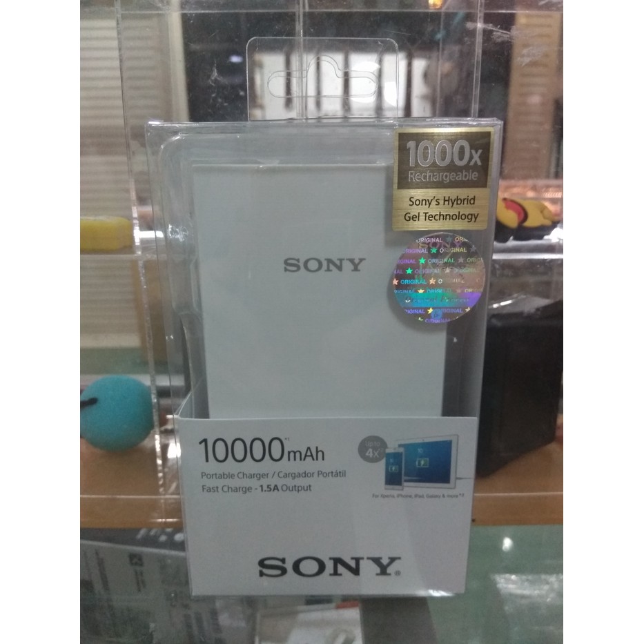 Power Bank Sony Portable Murah Cp-V10 10000 Mah Garansi Resmi/Ori