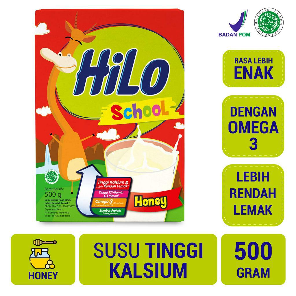

HiLo School Honey 500 gram - Susu Tinggi Kalsium Rendah Lemak