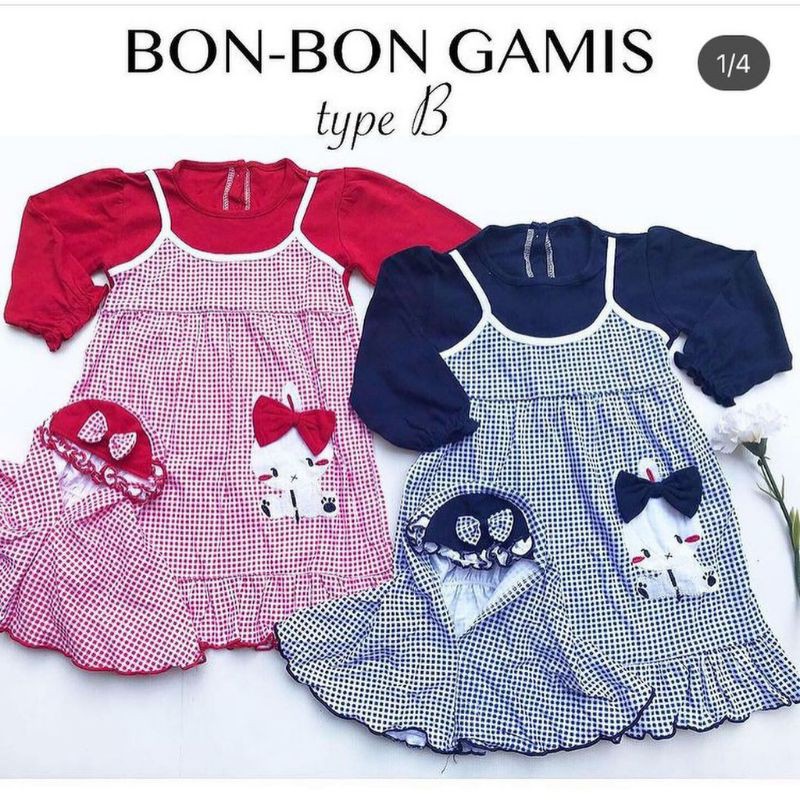 GAMIS SET HIJAB BON BON