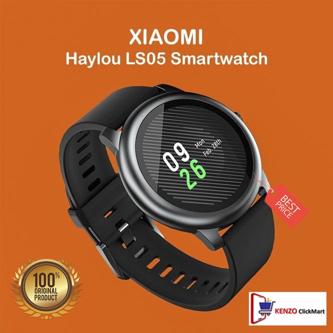 Smartwatch Haylou Solar LS05 Global Version Smart Watch - Hitam