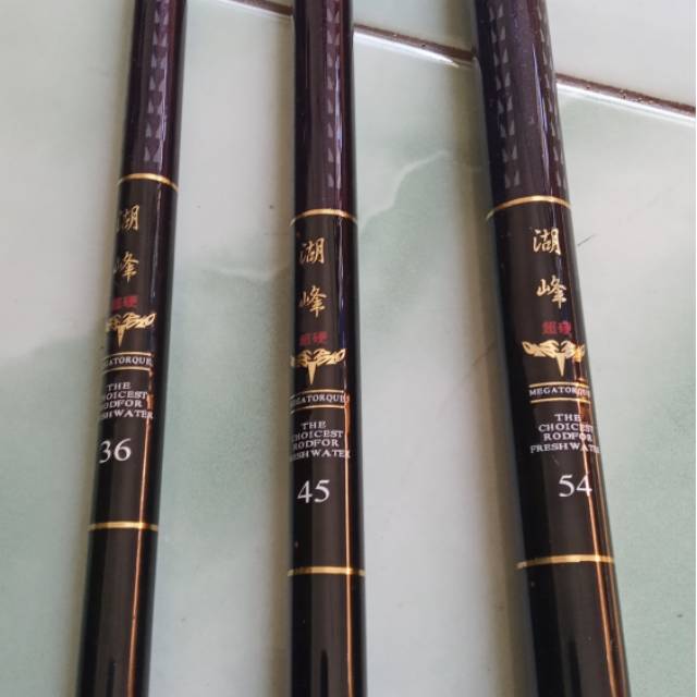 Tegek impor merek Handing megatorque / telescopic/ 3'6m - 4'5m - 5'4 m