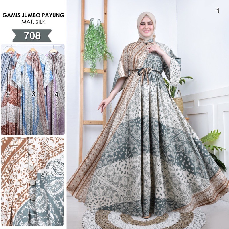 Gamis LUNA MAYA bahan DIOR SILK LEMBUT 09