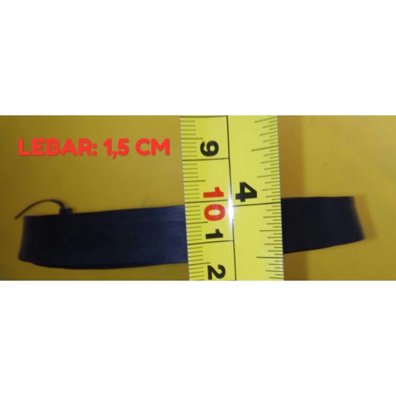 Tali karet ikat barang 3meter ( lebar 1,5 cm x 3mm)