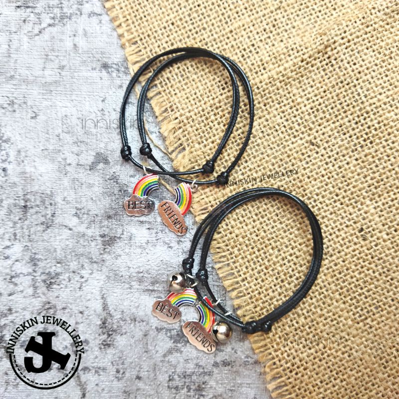 (1 Pasang) Gelang Couple Best Friend / Gelang Couple Sahabat / Gelang Couple / Gelang Pertemanan / Gelang Liontin