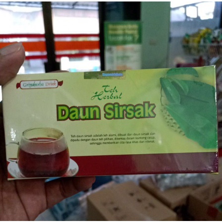 TEH DAUN SISAK ASLI ATASI DARAH TINGGI STROKE SUDAH BPOM