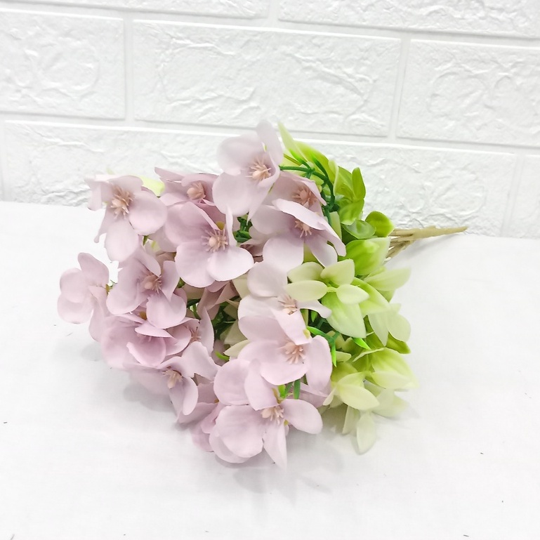 AND / COD / Bunga Hias Tangkai Buket Artificial Flowers Plastik Tanaman Bunga Dekorasi Rumah Murah Terkini PBP110