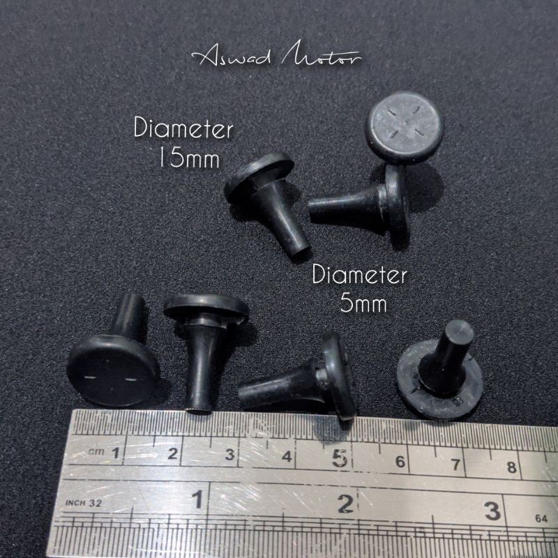 Karet Stoper Pedal Rem Mobil Universal / Karet Tutup Lubang Body / Karet Tahanan Pedal Rem / Karet S