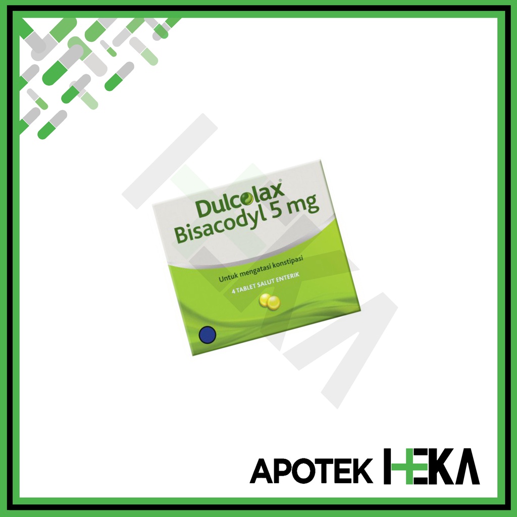 Dulcolax 5 mg Tablet - Obat Konstipasi Susah BAB Strip isi 4 (SEMARANG)