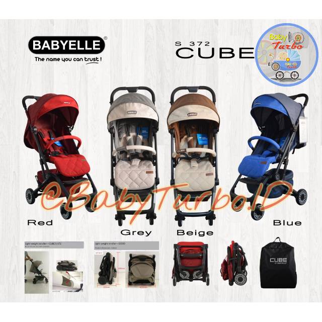 Baby Stroller BabyElle Cube S372