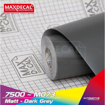 MAXDECAL 7500 073 Dark Grey Abu Tua Sticker Skotlet Doff Matt Matte