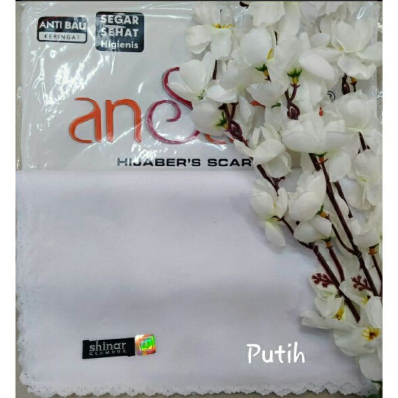 kerudung hijab / jilbab segi empat SHINAR GLAMOUR glitter glowing lasser cut ansania dan azara origi