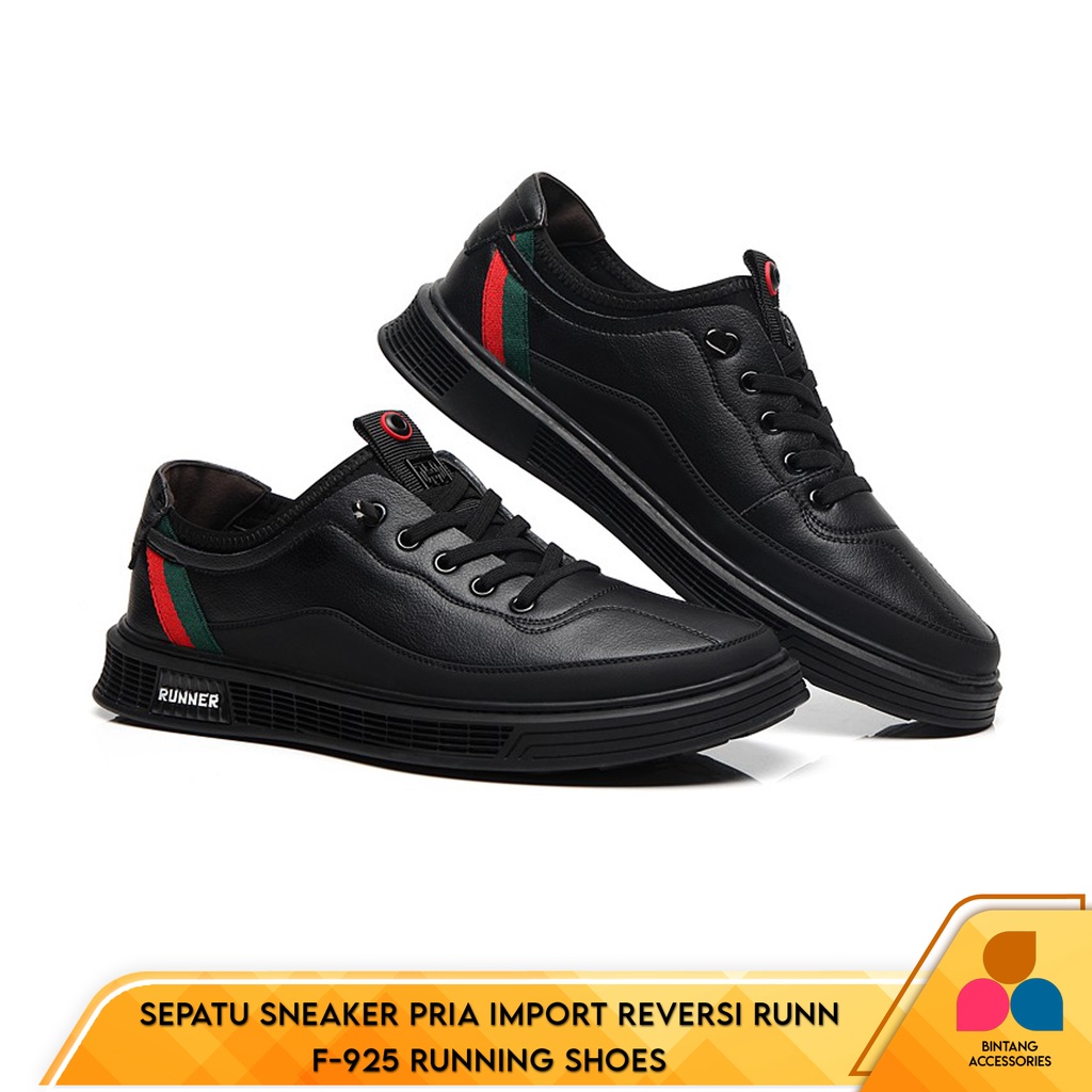 [ 100% IMPORT ] Sepatu Sneaker REVERSI RUNN F-925 Running Shoes Running Sneakers Olahraga Pria Fitne