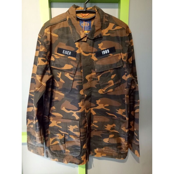 JAKET EIGER1898 CAMO UTILITY ORIGINAL