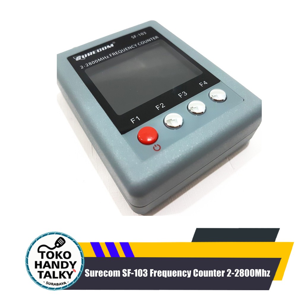 SURECOM SF-103 FREQUENCY COUNTER 2-2800MHZ NEW