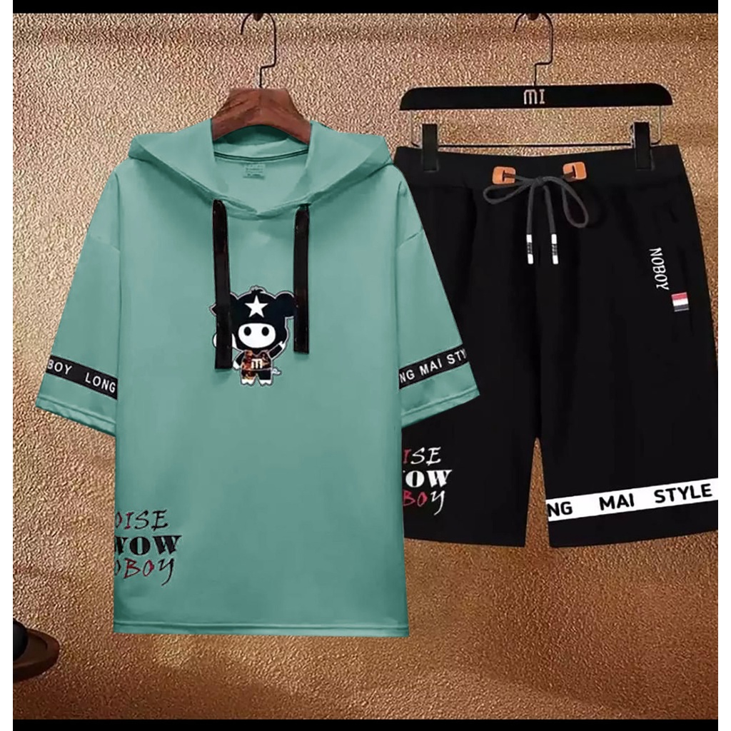 COD/ARPIOSSHOP - STELAN OISE - SETELAN PRIA SATU SET ( HOODIE + CELPEN )