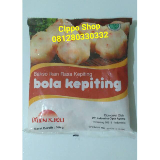

Bola Kepiting MINAKU 500gram , Best Price....!!!!