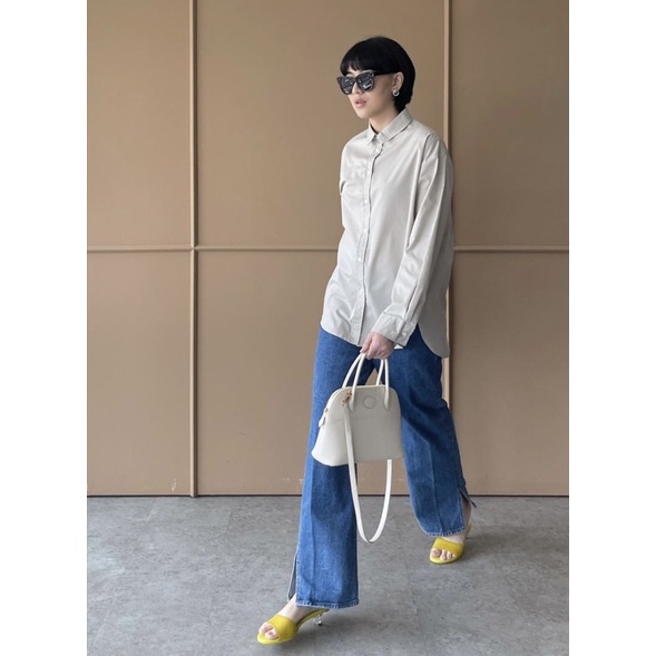 Trick&TrickyOversizedShirtBeigeKemeja