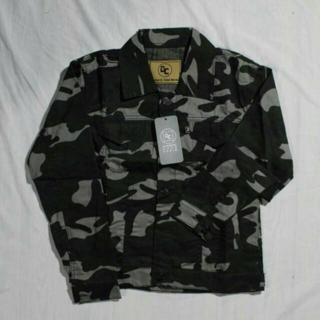 Jaket Camo Army Kanvas Unisex