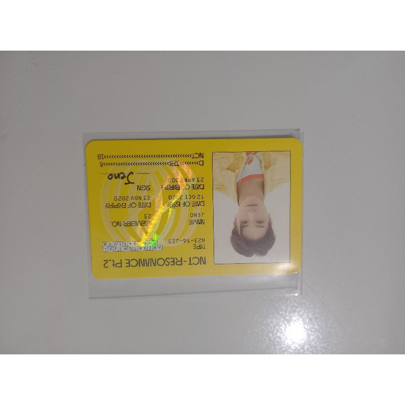 id card jeno departure