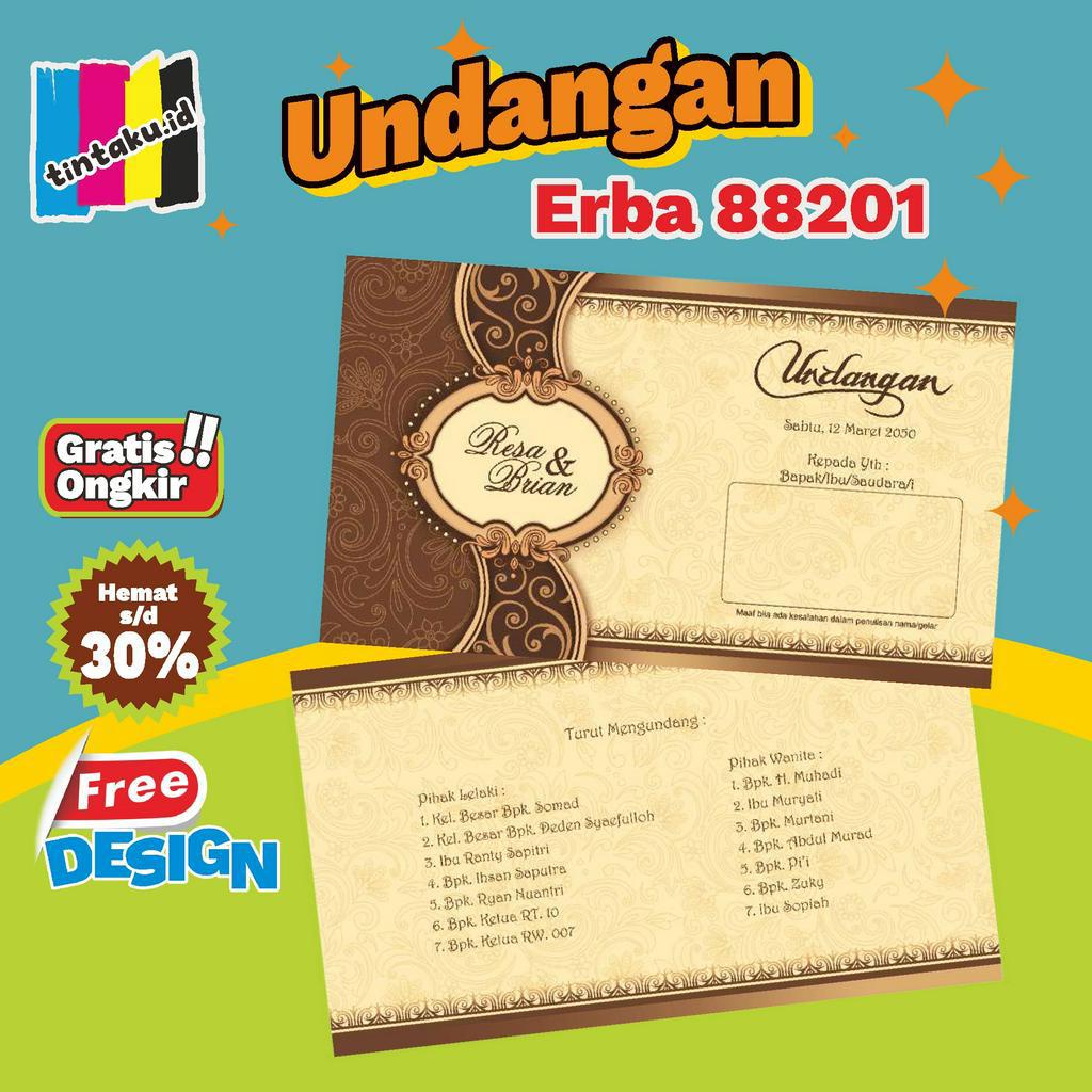 UNDANGAN ERBA 88201