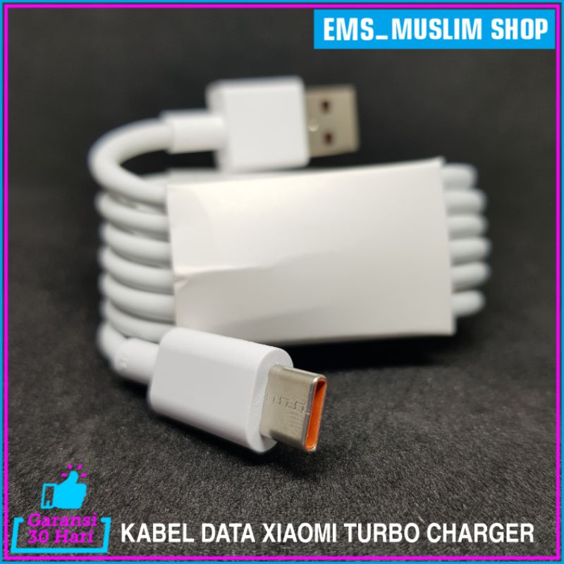 Kabel Data Xiaomi Type C Turbo Charger Fast Charging ORIGINAL