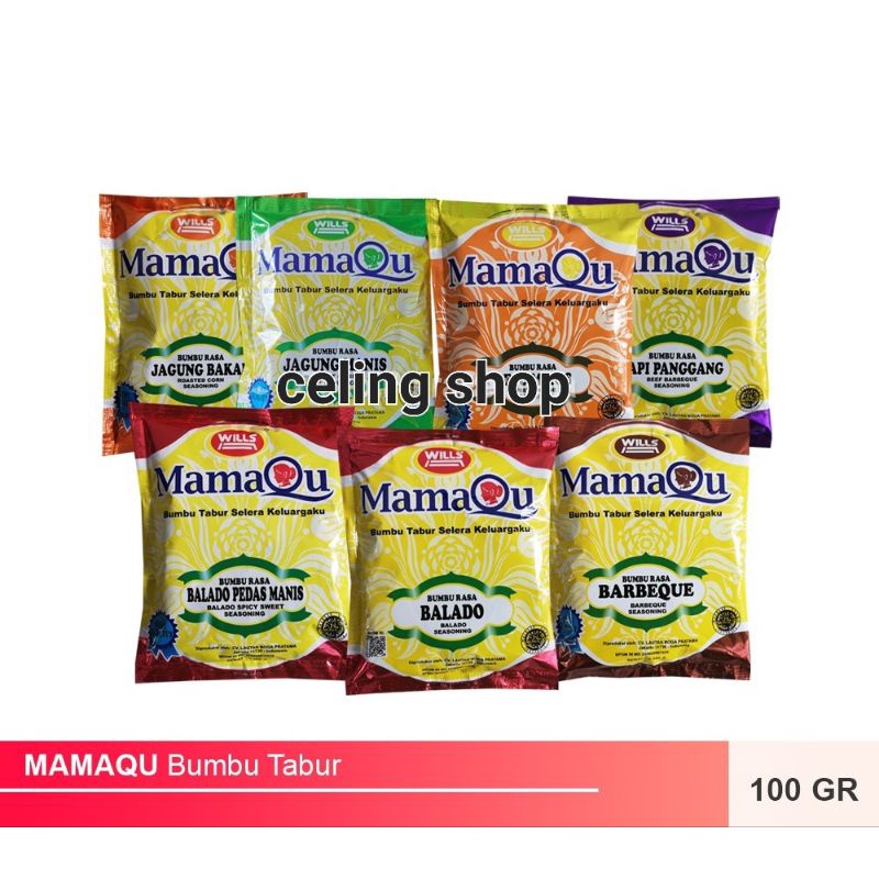 

bumbu tabur MAMAQU varian rasa serbaguna 100gr