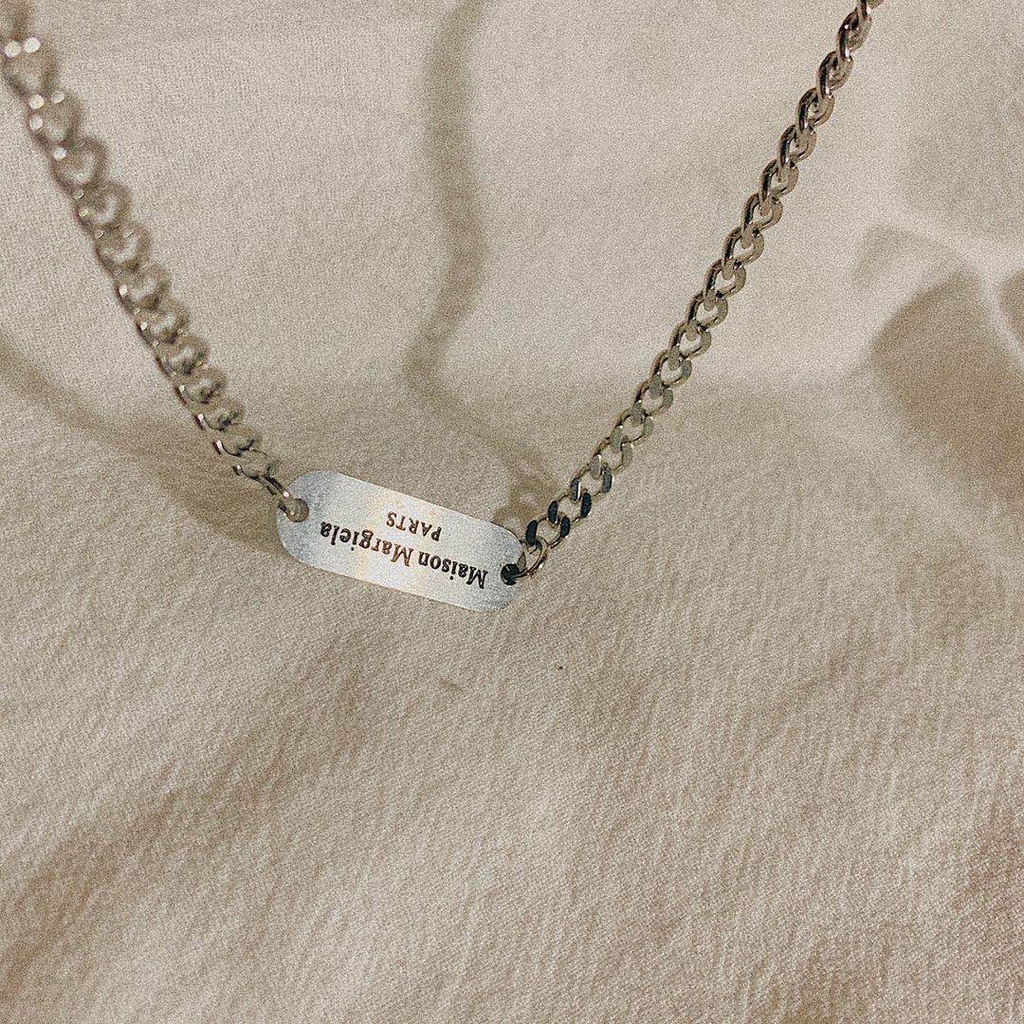 Necklace Accessories Square Brand Letter Clavicle Chain Korean Version Simple Versatile