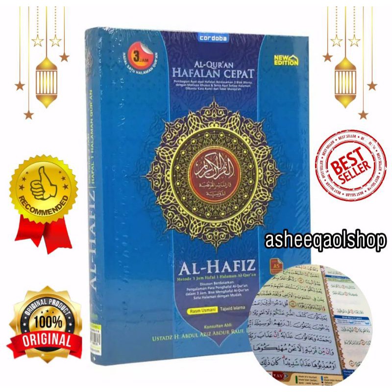 Alquran Hafalan Cepat AL-HAFIZ A5 Cover Biru