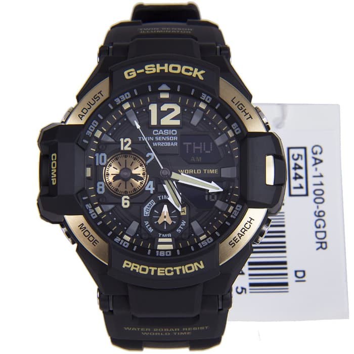 Pria ORIGINAL Casio Gshock GA-1100-9G / GA1100 GARANSI RESMI