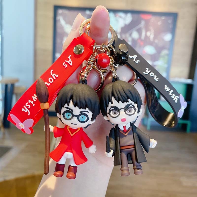 Gantungan Kunci Bentuk Anime Harry Potter Harley Hermione Bahan Pvc